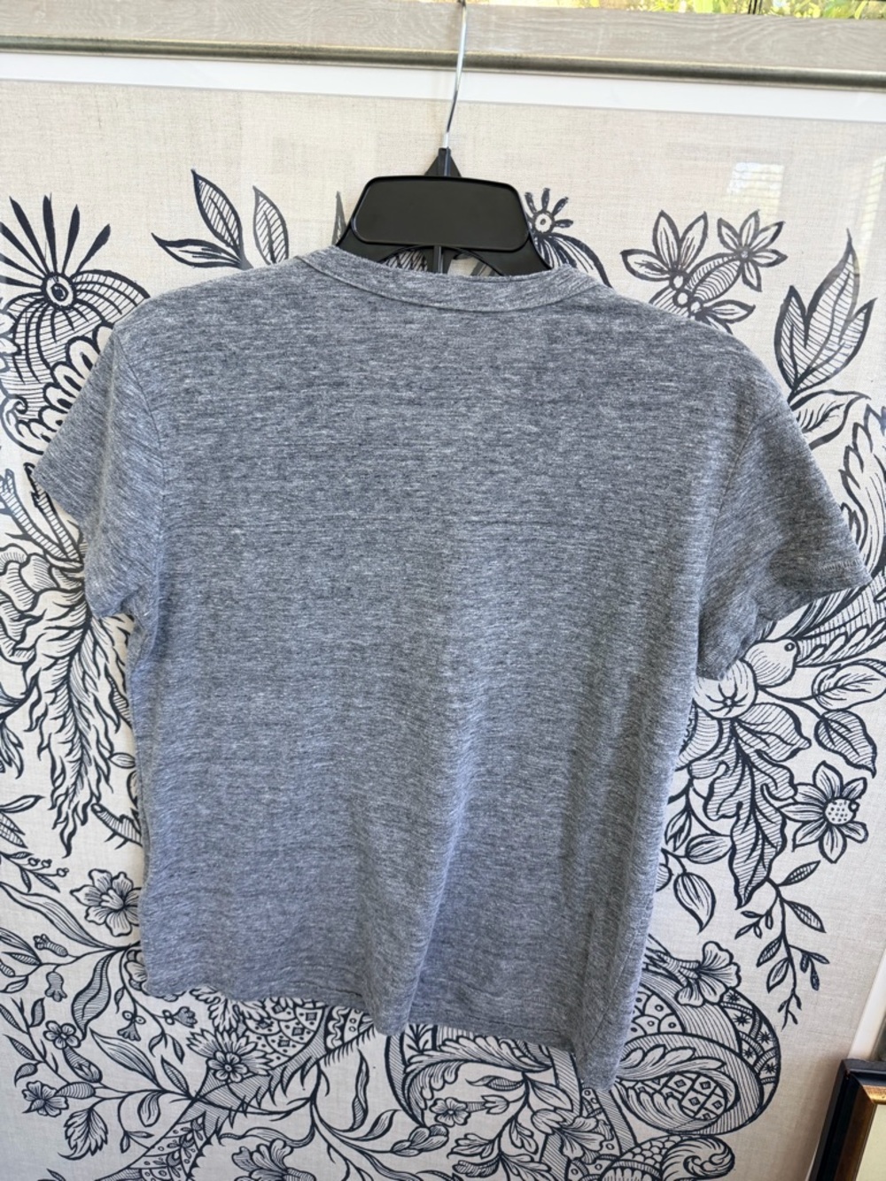 Zadig & Voltaire Light Gray Branded Care Label Tee - Picture 4 of 4